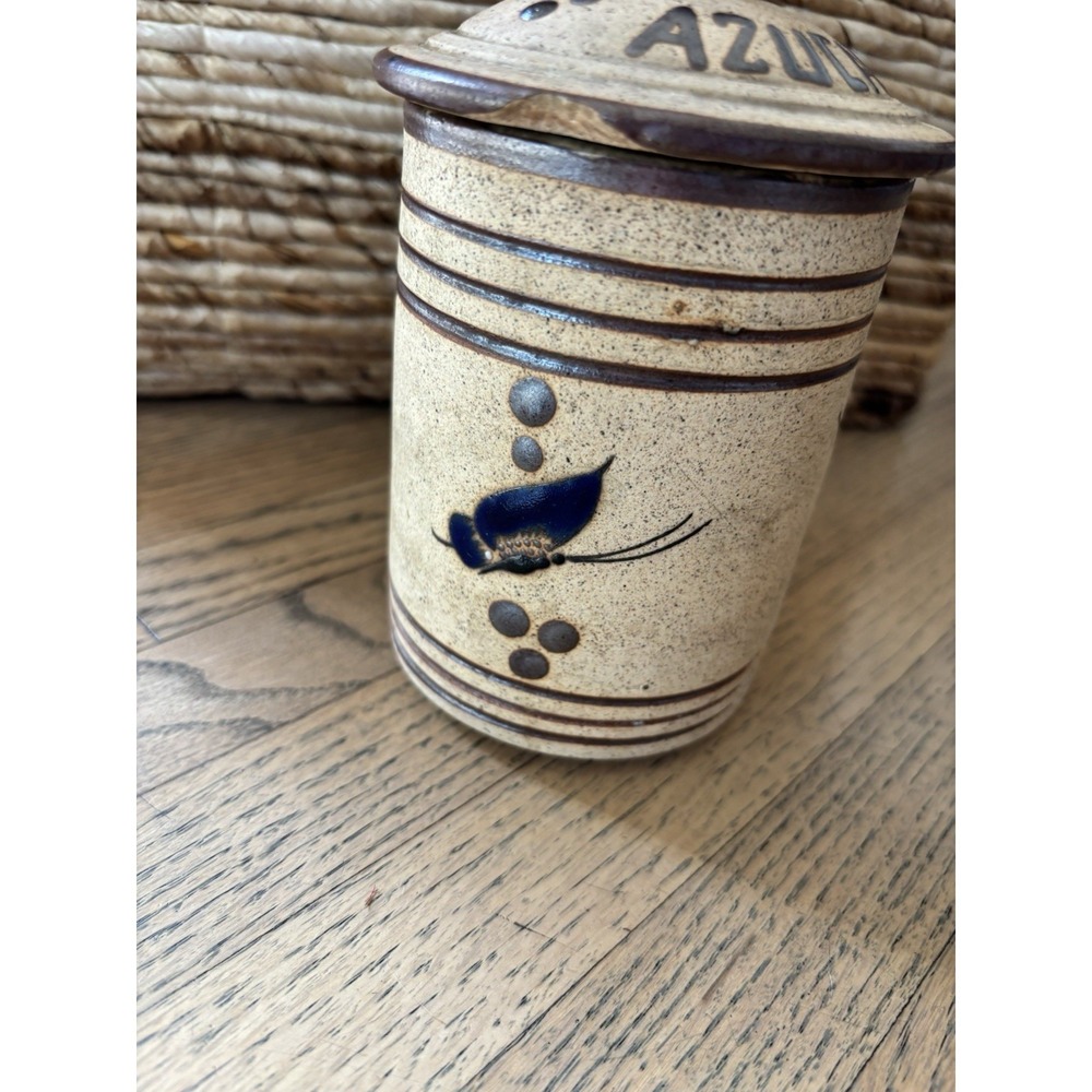 Small Tonala Jar W/Lid Marked On Bottom Mexico - Picture 3 of 9